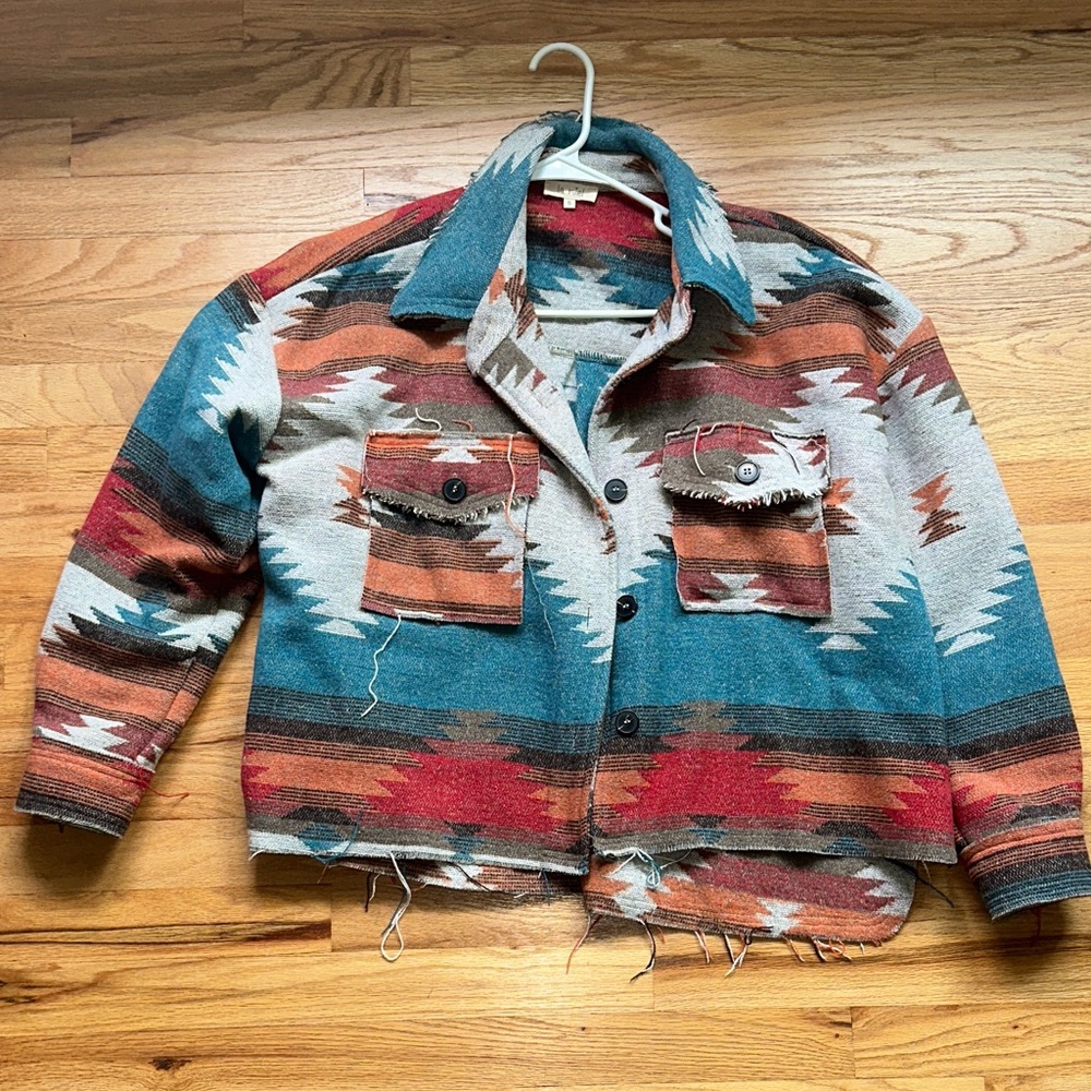 LA MIEL Multicolor Patterned Jacket